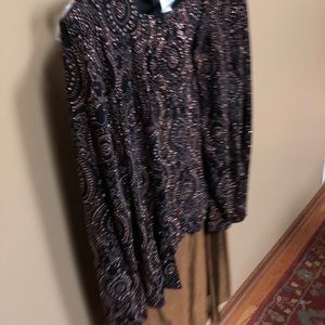 Top and ball gown skirt